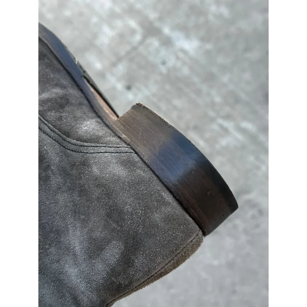 Fiorentini + Baker Mens Grey Suede Chukka Boots Made in Italy Sz 43 Ankle Boots